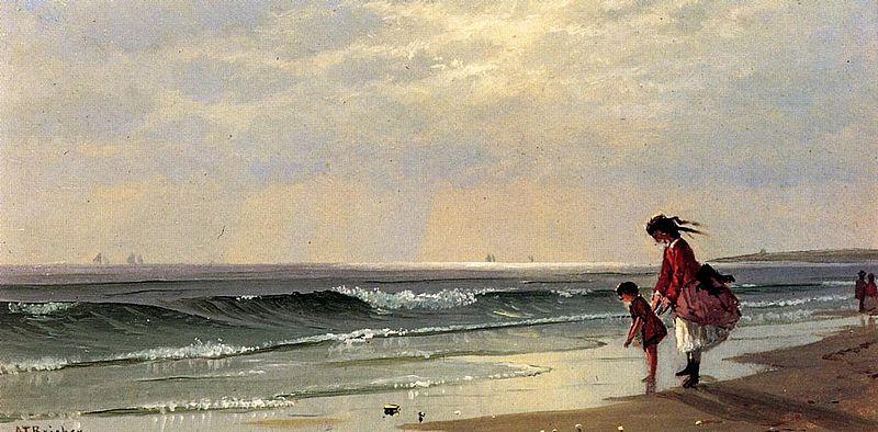 Alfred Thompson Bricher At the Shore France oil painting art